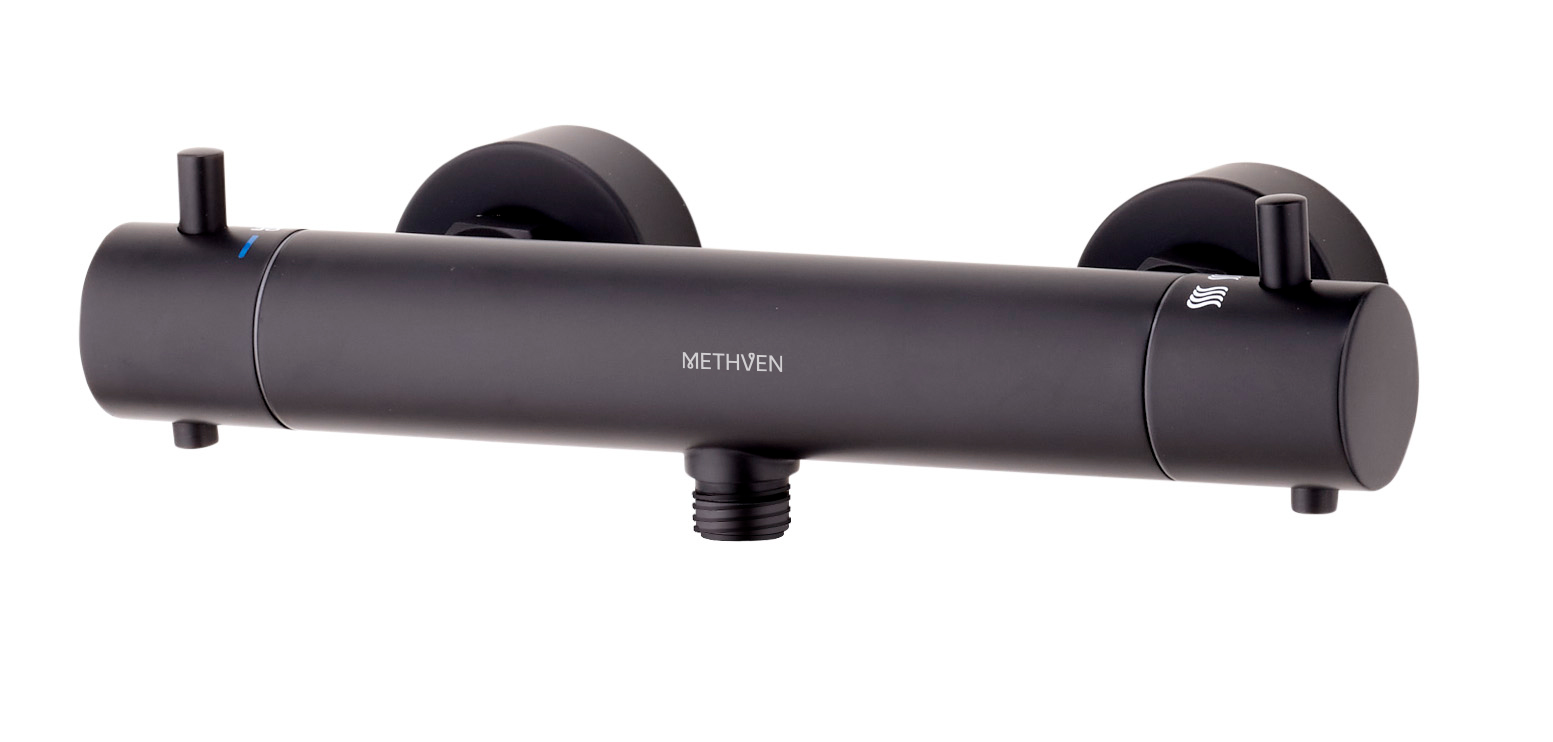 Cool Touch Bar Valve Matt Black Methven UK