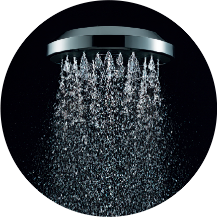 Methven Satinjet technology with twin-jet spray for a luxurious water saving shower