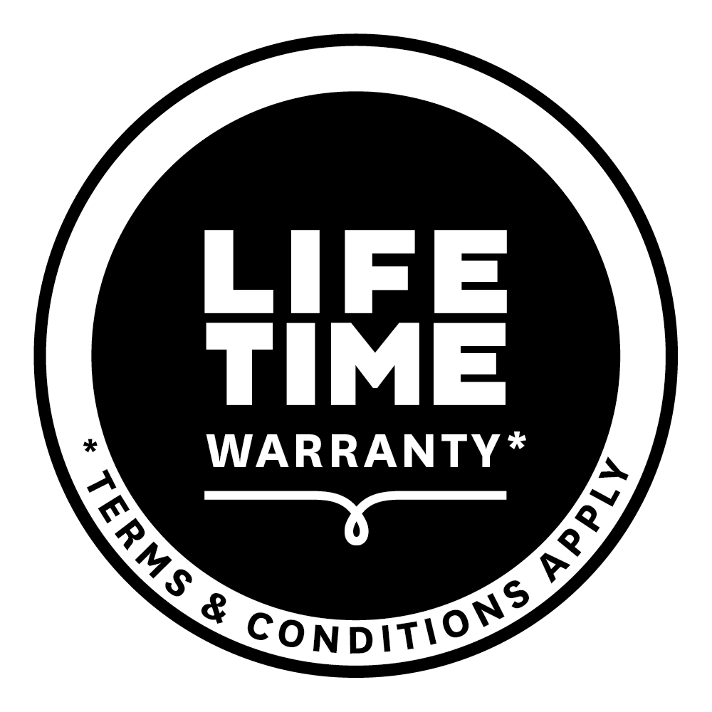 Lifetime warranty on all Methven water saving shower handsets