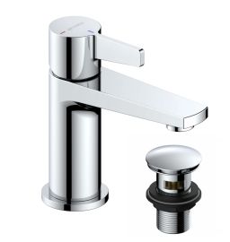 Avoca Cold Start Basin Mixer & Press Top Waste