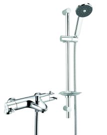 Thermostatic Bath Shower Mixer With Satinjet Kit