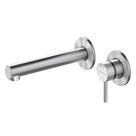 Tūroa Wall Mounted Basin Mixer with Spout