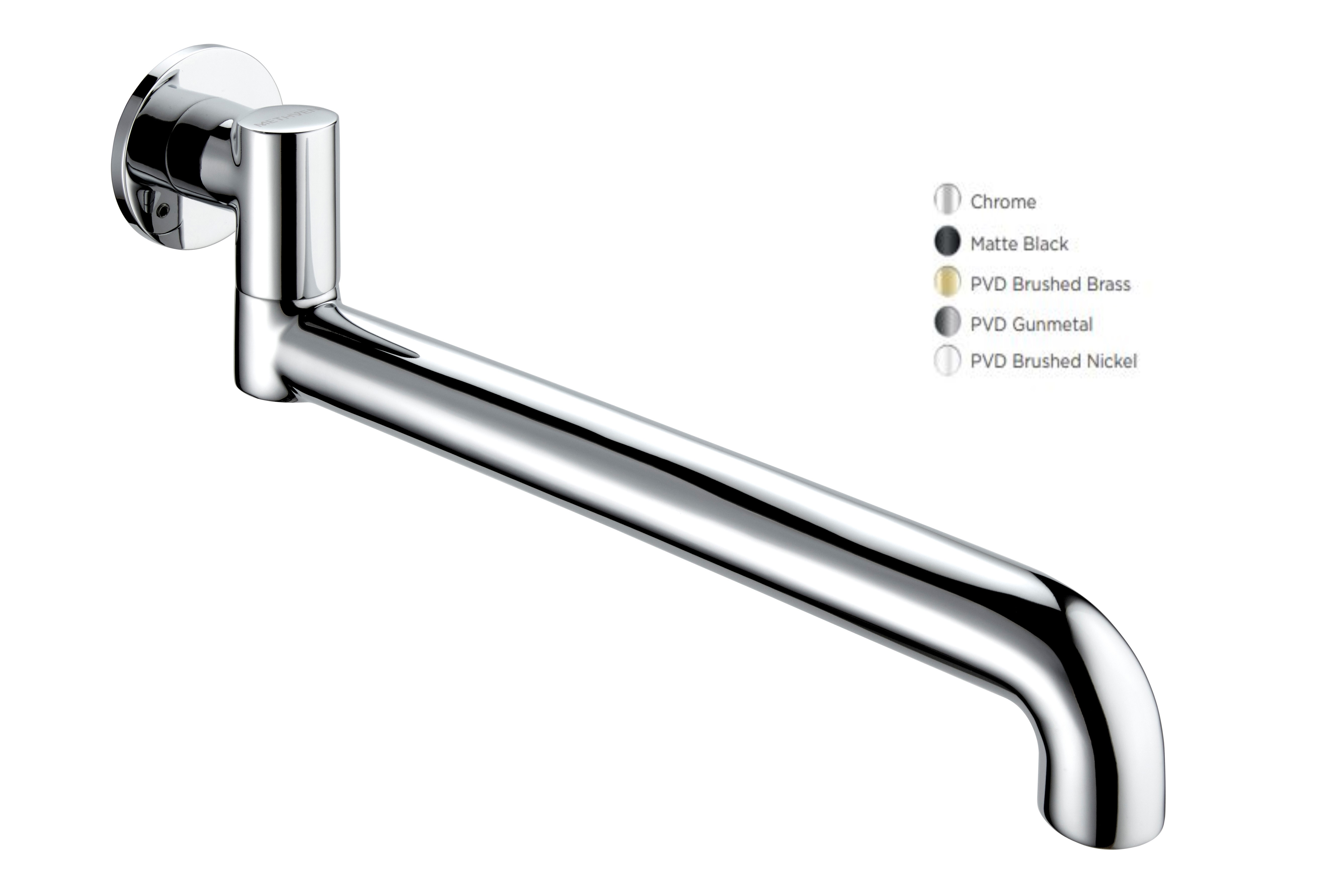 Wall Mounted Swivel 220mm Spout Methven UK